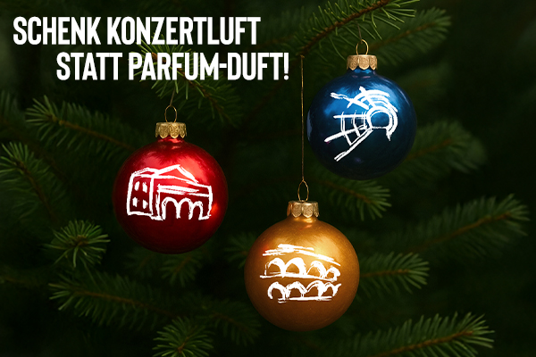 Werbung "Schenk Konzertluft statt Parfum-Duft"